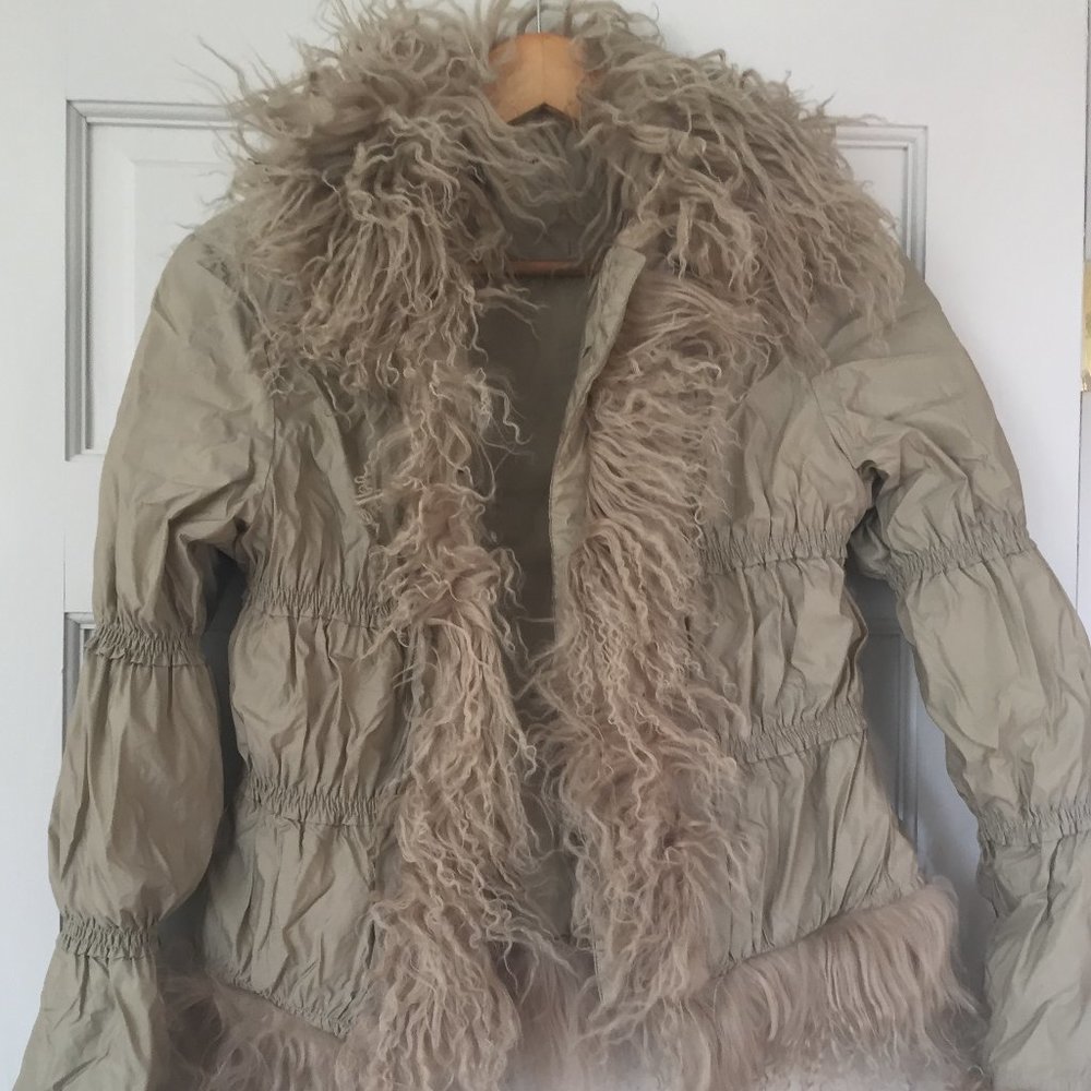 Faux Fur Down Jacket